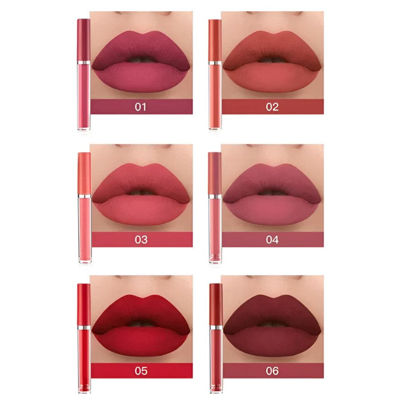 NUEVO SET DE LABIALES MATTE X6 ALNECE