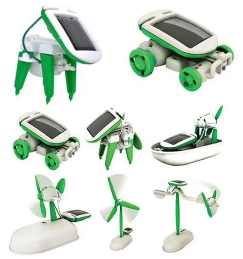 NUEVO JUGUETE EDUCATIVO DE ROBOT SOLAR KIT 6