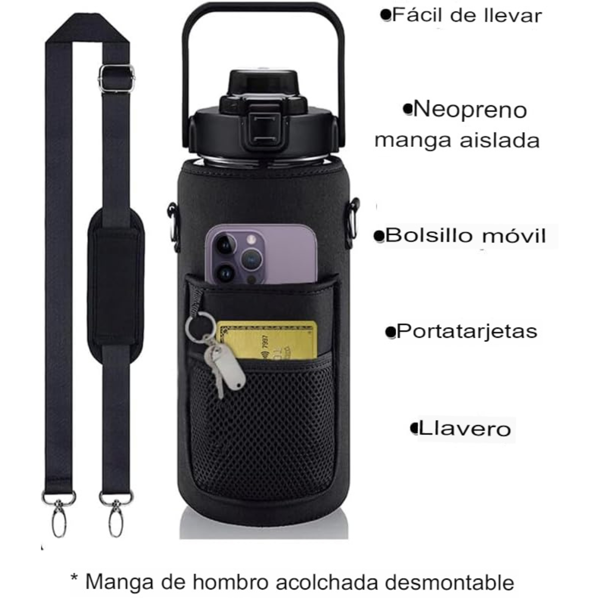 NUEVA BOTELLA DE AGUA MULTIFUNCIONAL