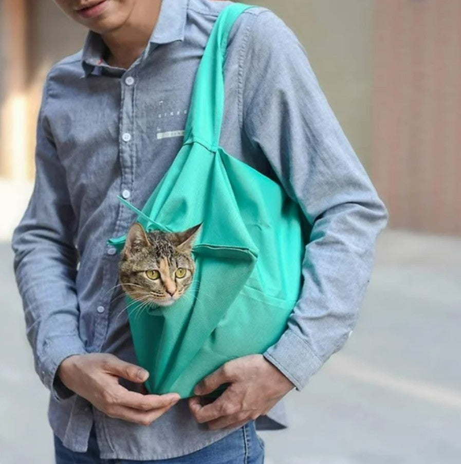 BOLSA DE TRANSPORTE PORTABLE PARA GATOS