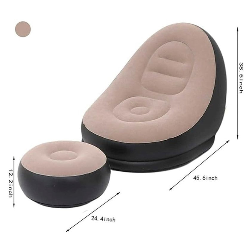 NUEVA SILLA INFLABLE REPOSA PIES