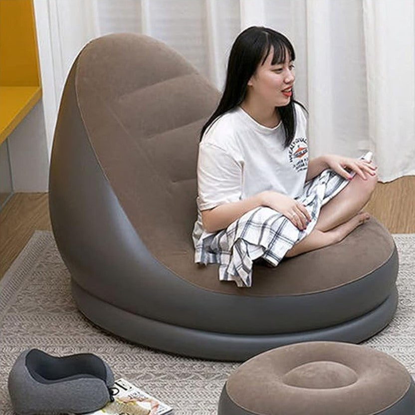 NUEVA SILLA INFLABLE REPOSA PIES