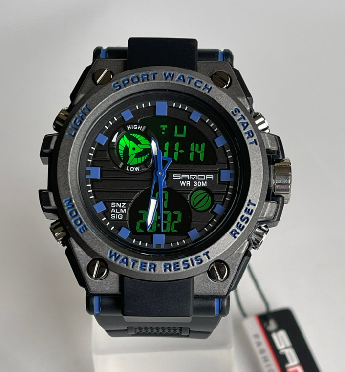 NUEVO RELOJ DEPORTIVO PARA HOMBRE SANDA 739